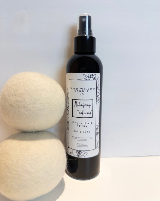 8 oz Luxury Dryer Ball Spray-Includes 2 Wool Dryer Balls